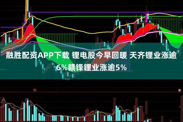 融胜配资APP下载 锂电股今早回暖 天齐锂业涨逾6%赣锋锂业涨逾5%